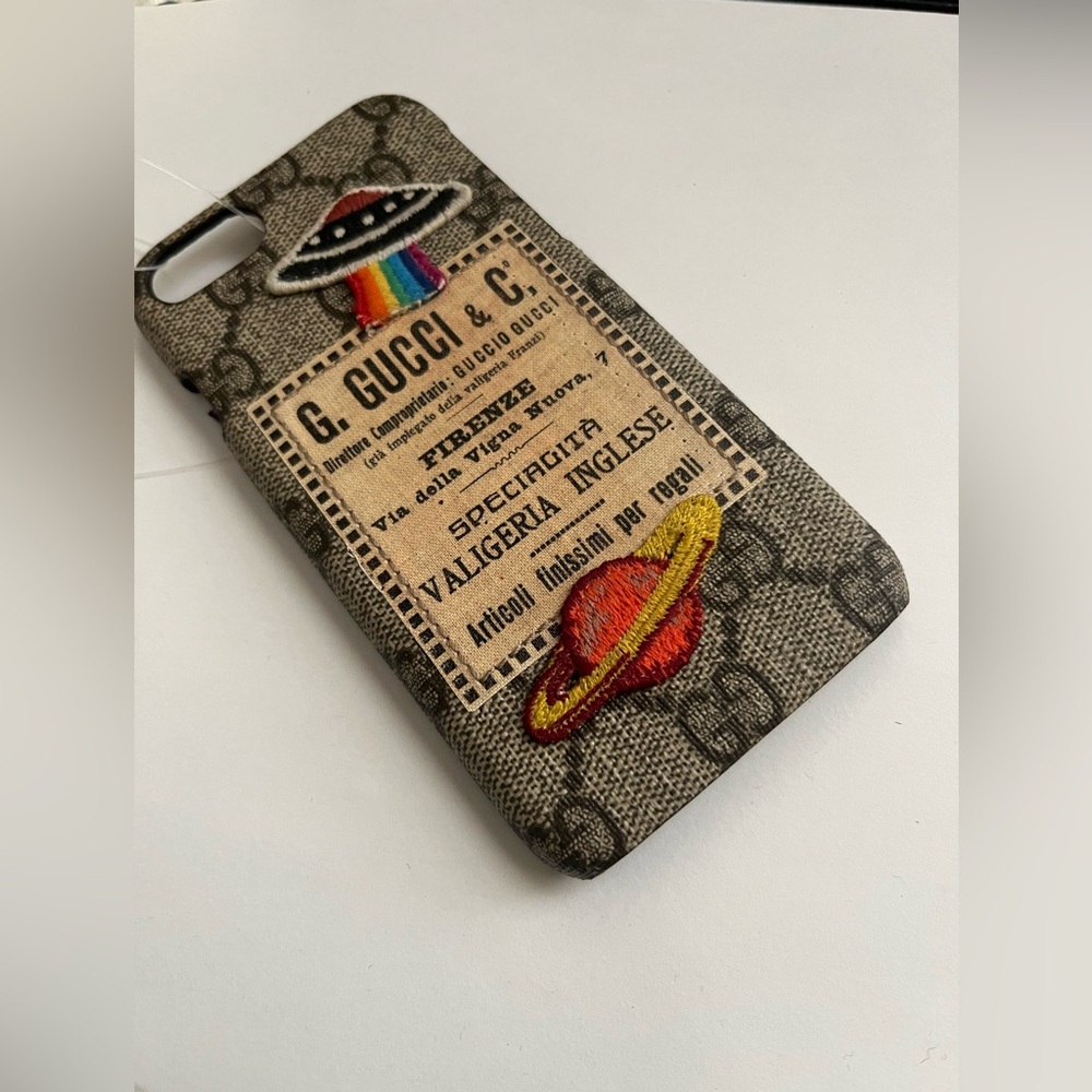 Brand New Gucci Supreme  GG spaceship Designer Phone Case
